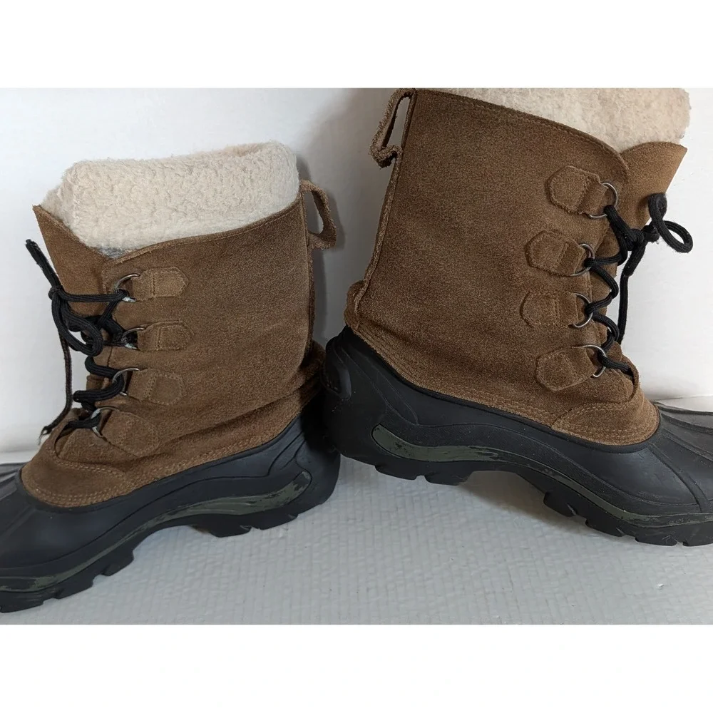 SOREL Chilanko Men's Size 12 Brown Suede Insulated Winter Snow Boots